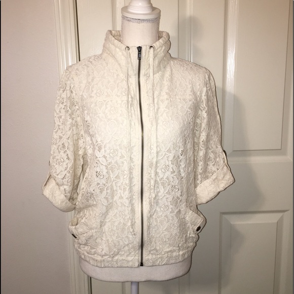 Ultra Pink Jackets & Blazers - Ultra Pink Lace Jacket